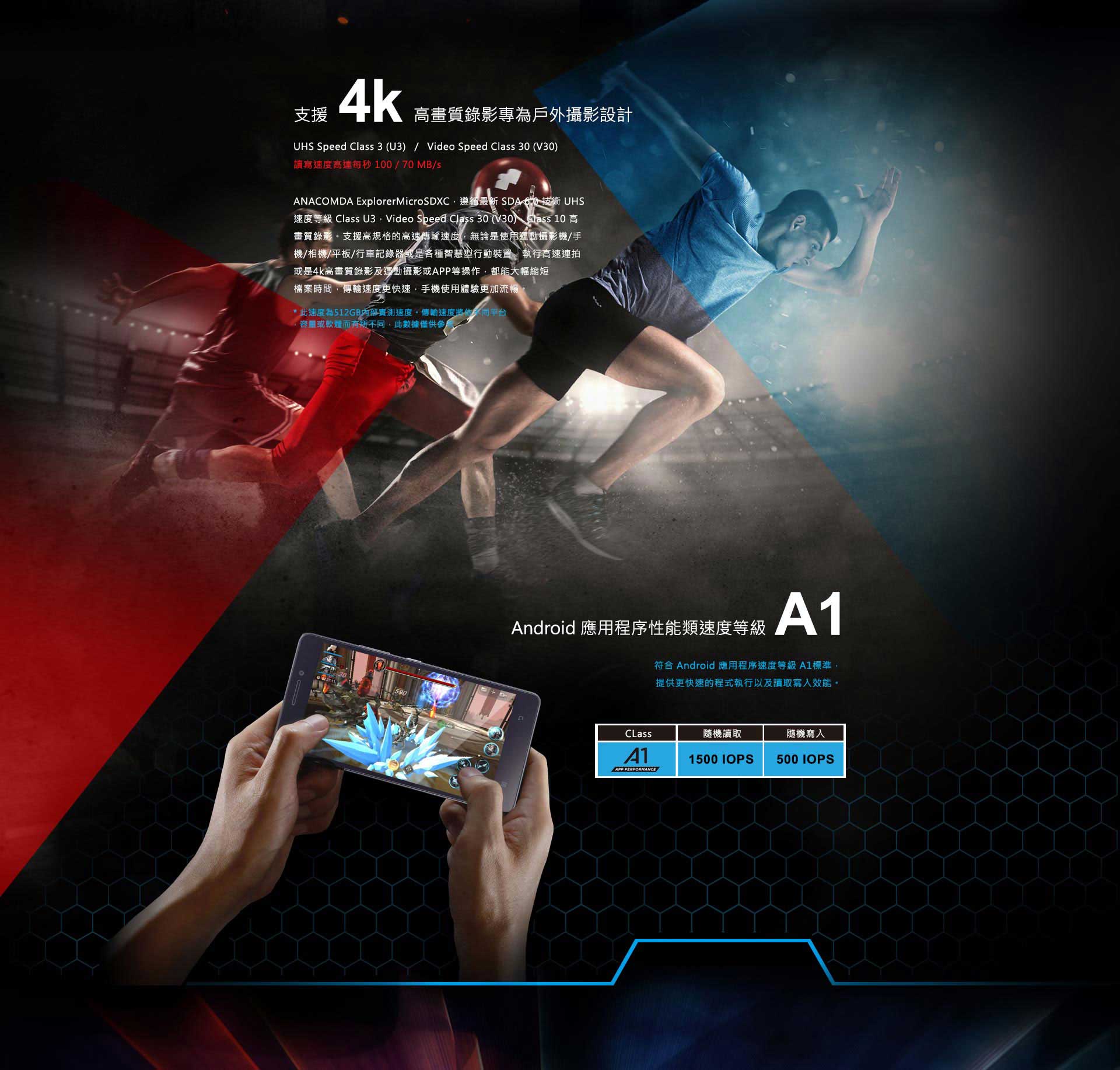 記憶卡產品網頁視覺設計案例